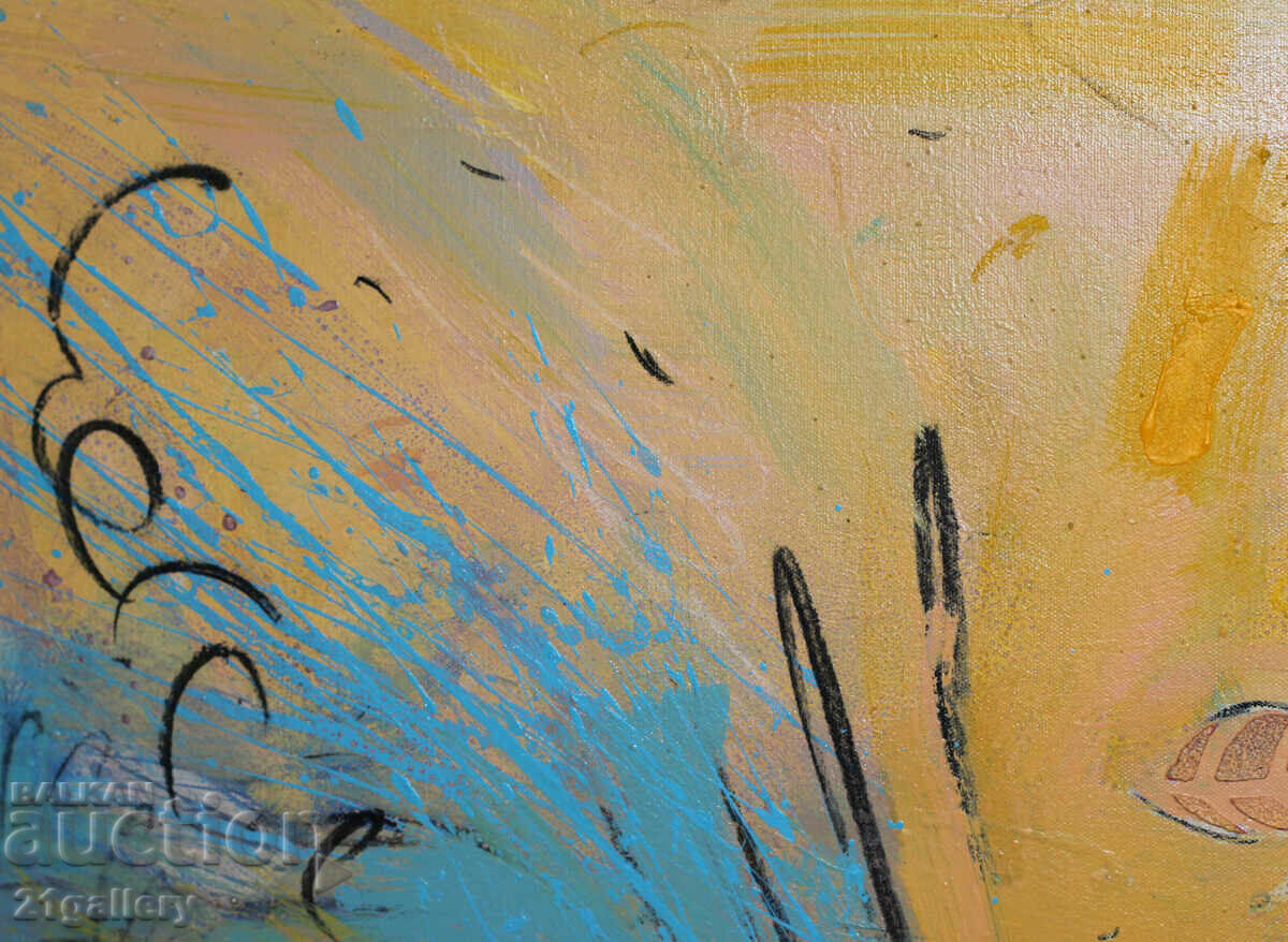 Auction Modern abstract painting / Oil paints Auction Modern abstract painting / Oil paints