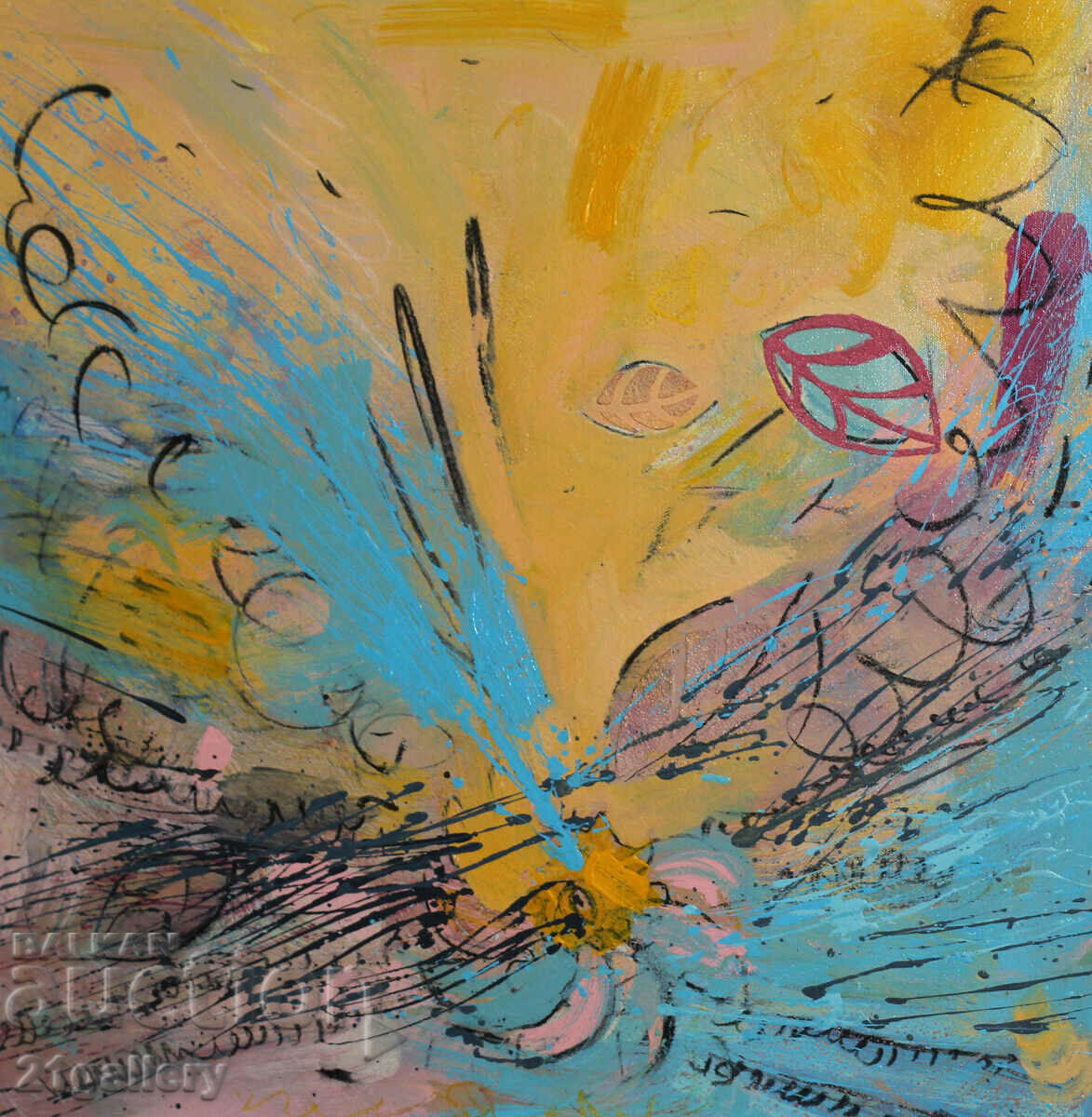 Modern abstract painting / Oil paints Modern abstract painting / Oil paints