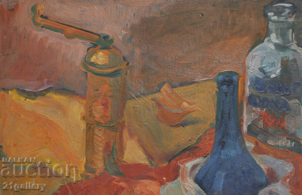 Παράδοση Σύγχρονη νεκρή φύση - μπουκάλια / λαδομπογιές Παράδοση Σύγχρονη νεκρή φύση - μπουκάλια / λαδομπογιές