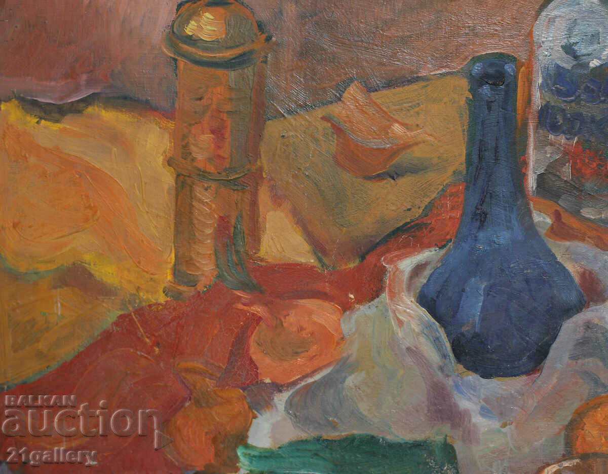 Σύγχρονη νεκρή φύση - μπουκάλια / λαδομπογιές - 5 Σύγχρονη νεκρή φύση - μπουκάλια / λαδομπογιές - 5