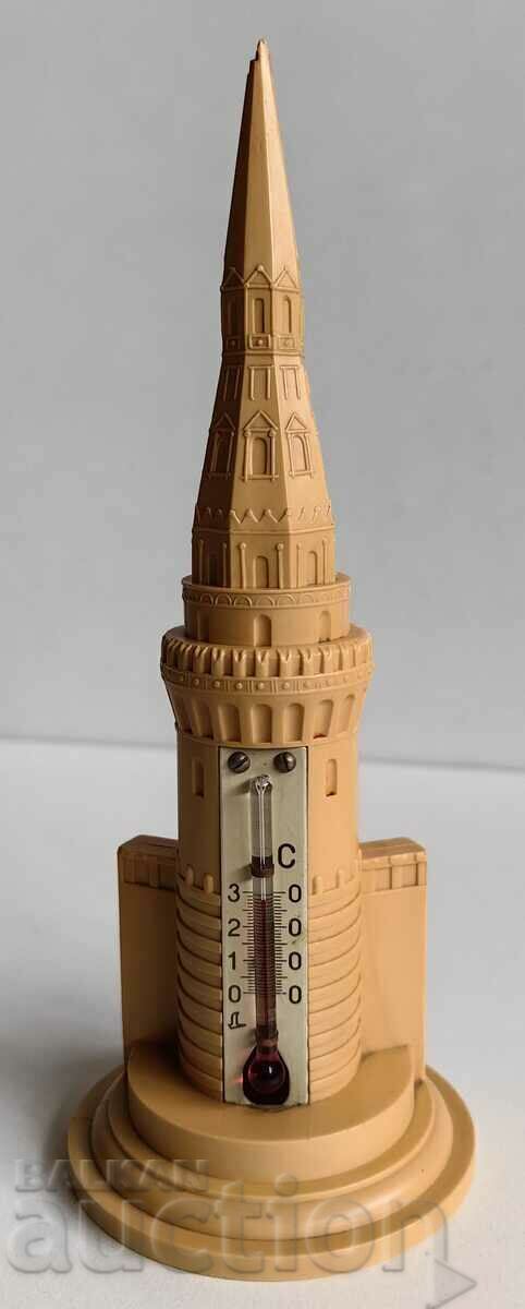 . MOSCOW TOWER THERMOMETER USSR SOC SOVIET SOUVENIR