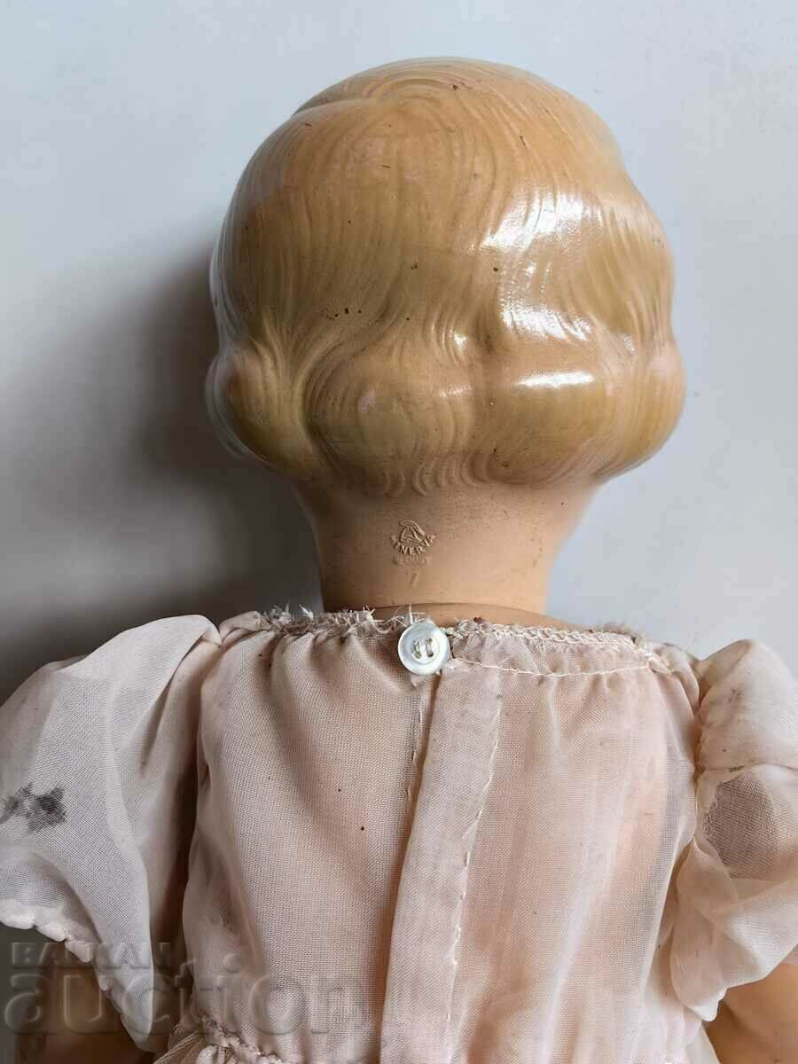 . JUCĂRIE DE COPII ANII 1930 PĂPUȘĂ MARE DE CELULOID - 6