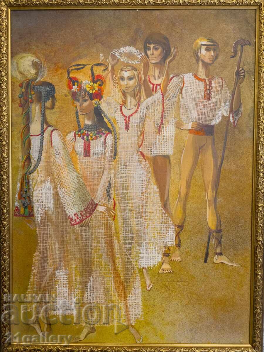 Maria Trendafilova (1942 - 2001) stage design "Arabesque" - 7 Maria Trendafilova (1942 - 2001) stage design "Arabesque" - 7