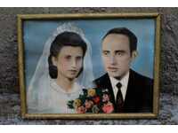 .OLD FAMILY PORTRAIT RETOUCHED KINGDOM OF BULGARIA PHOTO FRAME