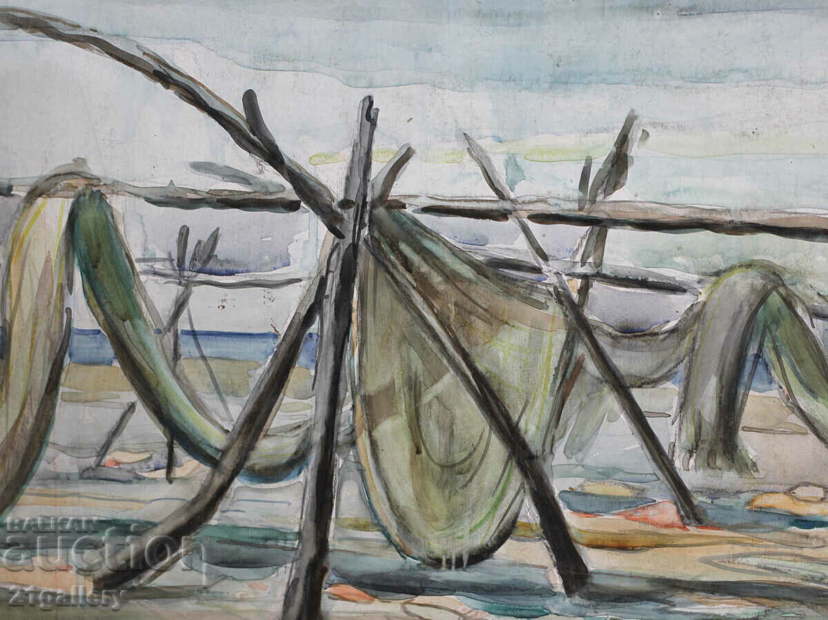 Auction  Petar Ladovinski Seascape / Cityscape 1998