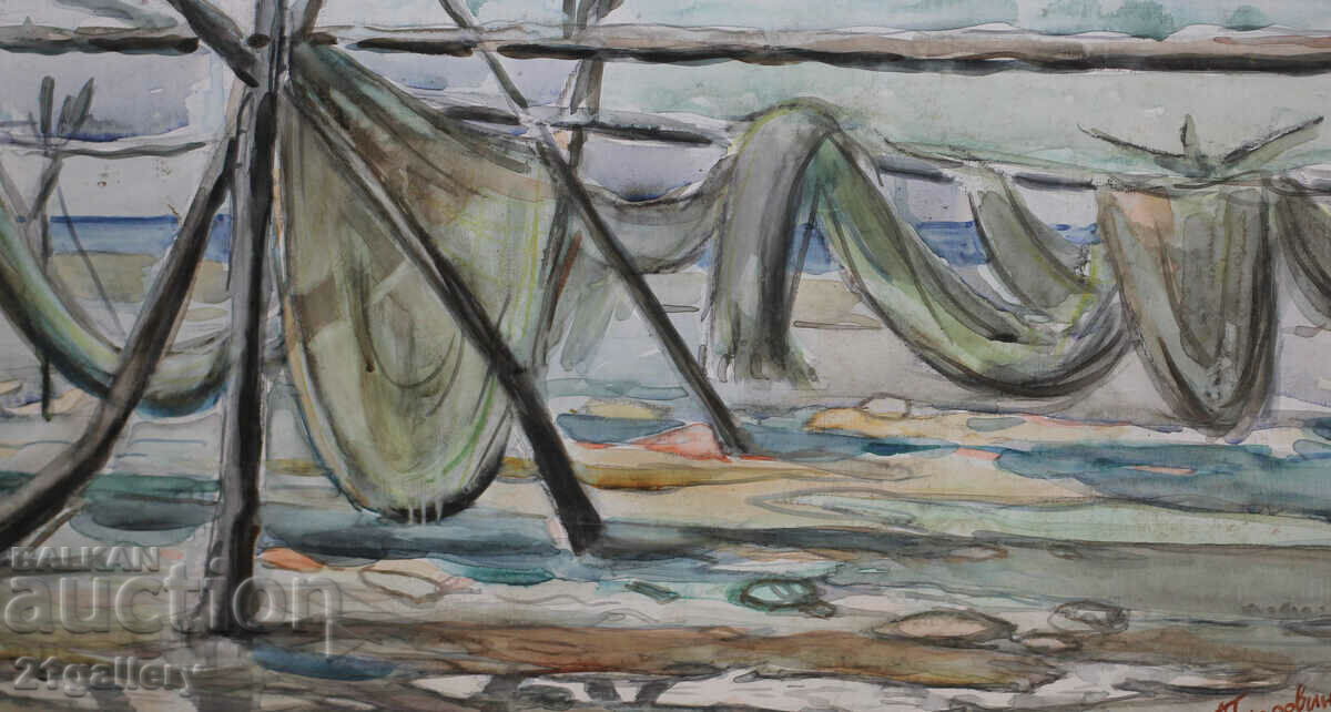 Delivery of Petar Ladovinski Seascape / Cityscape 1998