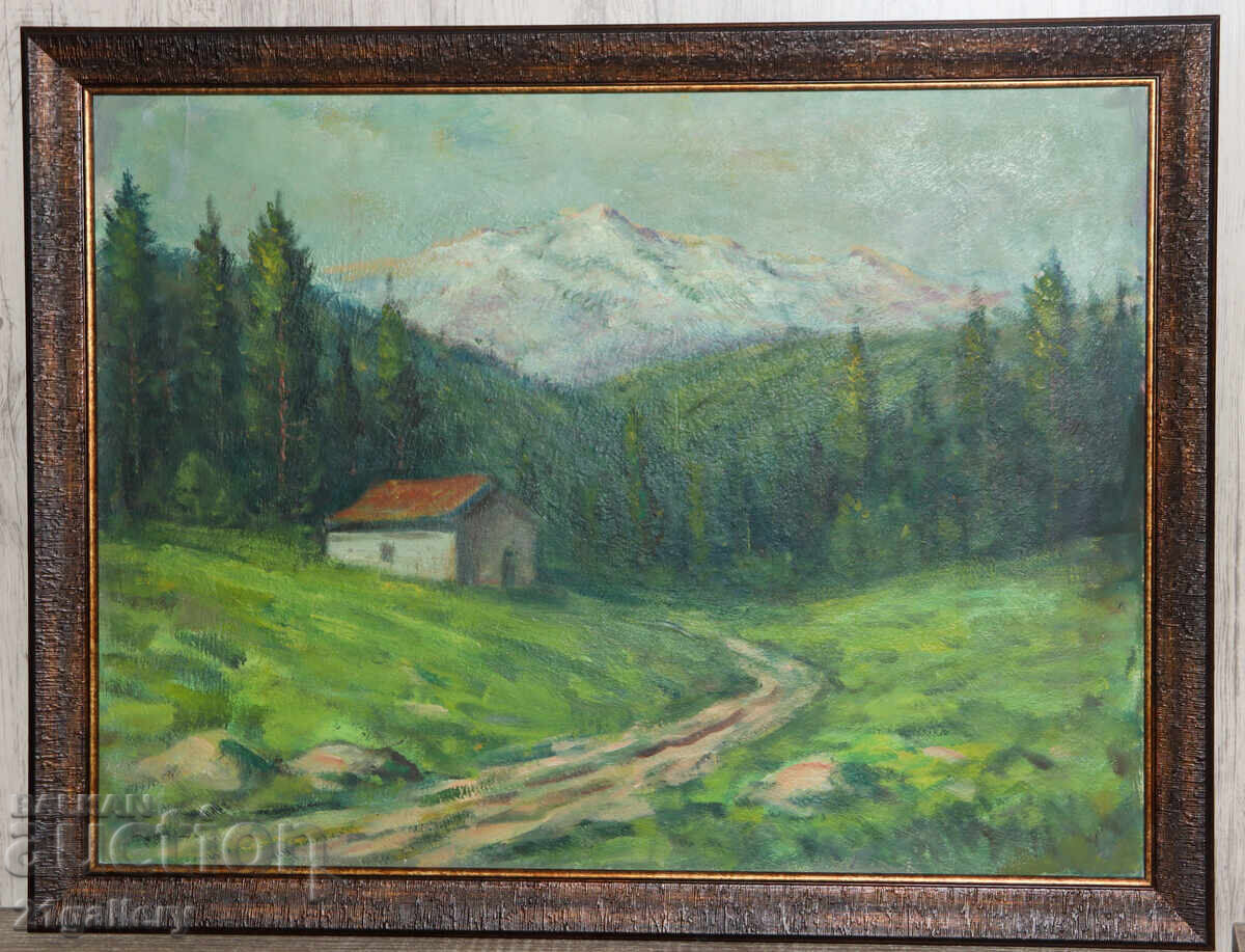 Forest landscape / Oil paints with price 450.00 BGN | € 230.08