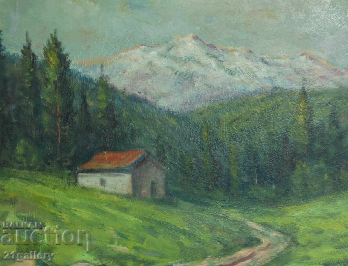 Delivery of Forest landscape / Oil paints
