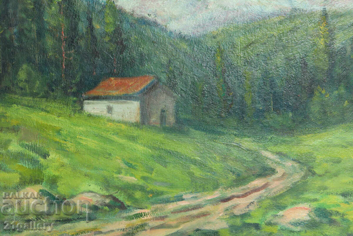 Forest landscape / Oil paints - 5