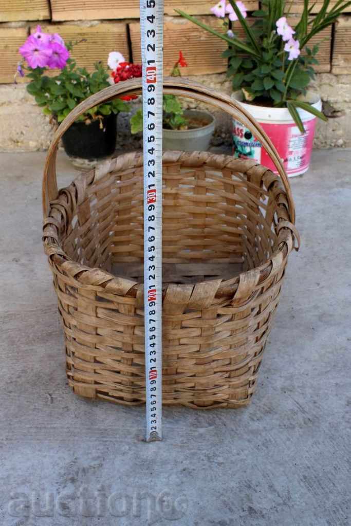 . СТАРА АВТЕНТИЧНА ГОЛЯМА КОШНИЦА КОШНИЧКА с цена 19.00 лв. | € 9.71 . СТАРА АВТЕНТИЧНА ГОЛЯМА КОШНИЦА КОШНИЧКА с цена 19.00 лв. | € 9.71