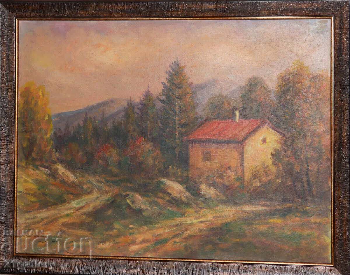 Auction Forest landscape / Oil paints Auction Forest landscape / Oil paints