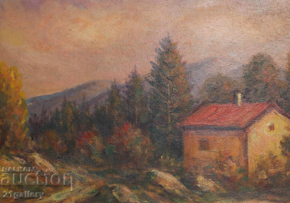 Delivery of Forest landscape / Oil paints Delivery of Forest landscape / Oil paints