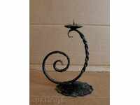 . WROUGHT SOC CANDLE HOLDER CANDLE