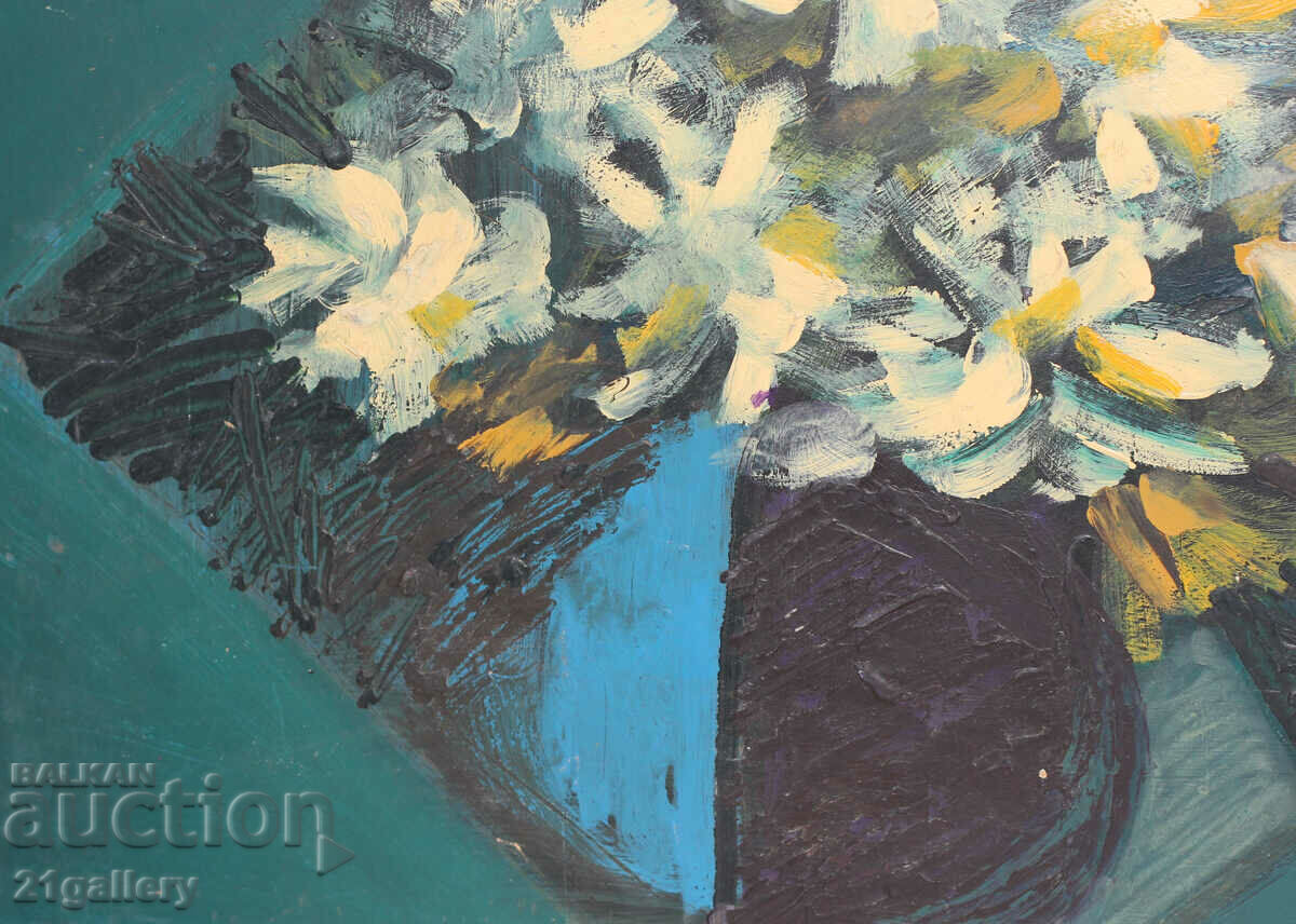 Delivery of Biserka Ognyanova/ Oil paints/Still life 1991. Delivery of Biserka Ognyanova/ Oil paints/Still life 1991.