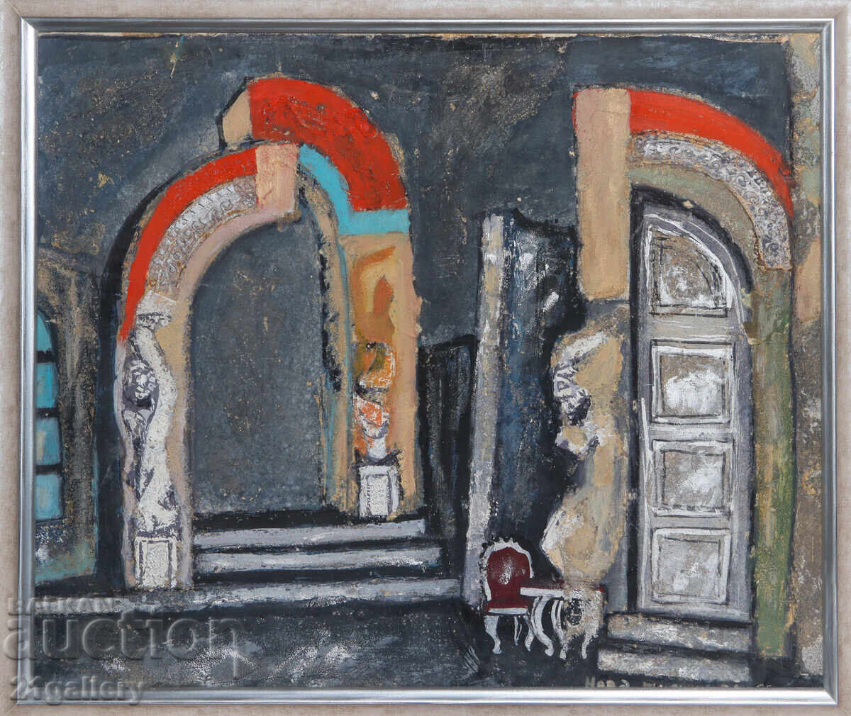 Auction  Nevena Tuzsuzova (1908-1991) Stage design 1986.