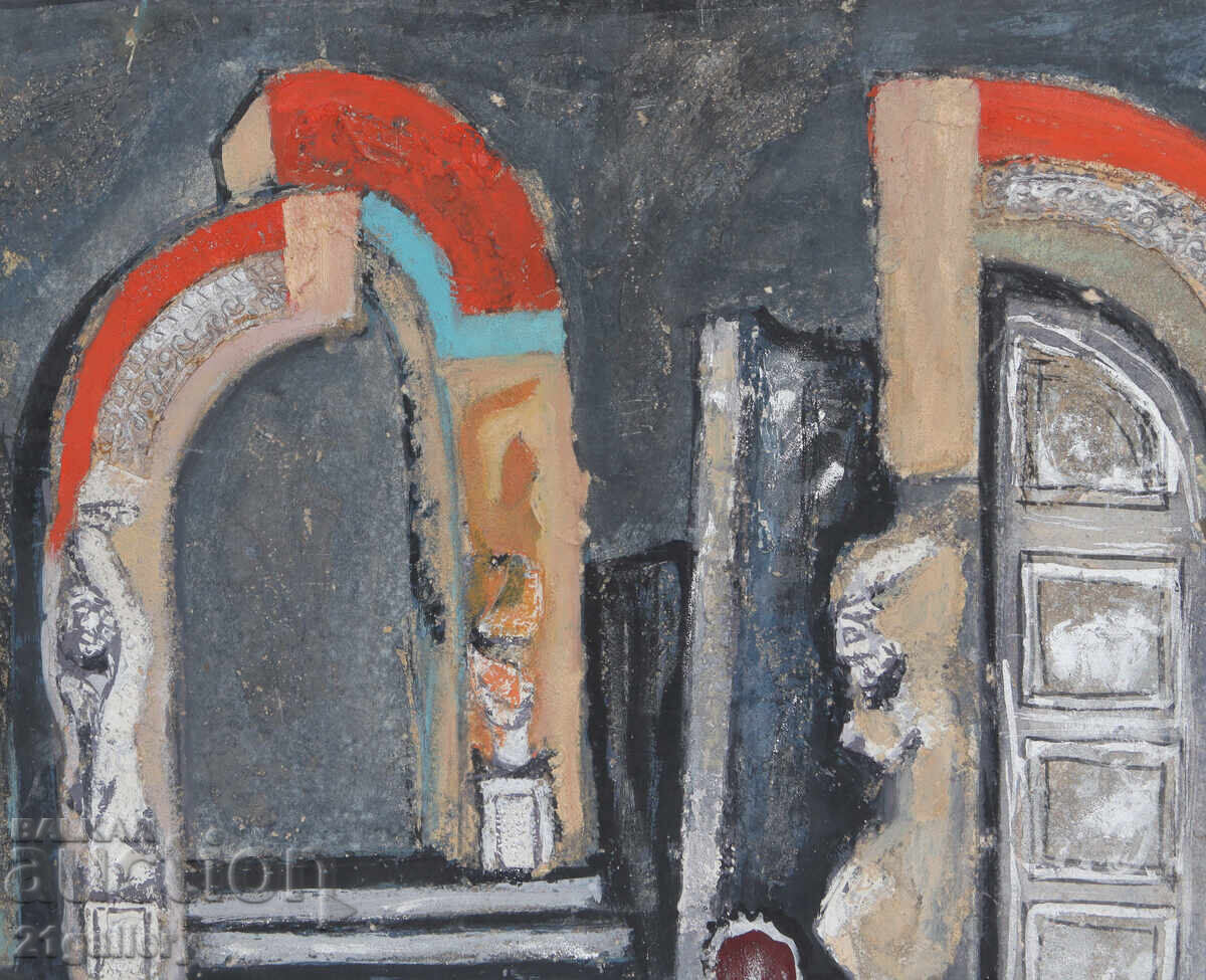 Παράδοση Nevena Tuzsuzova (1908-1991) Σκηνογραφία 1986.