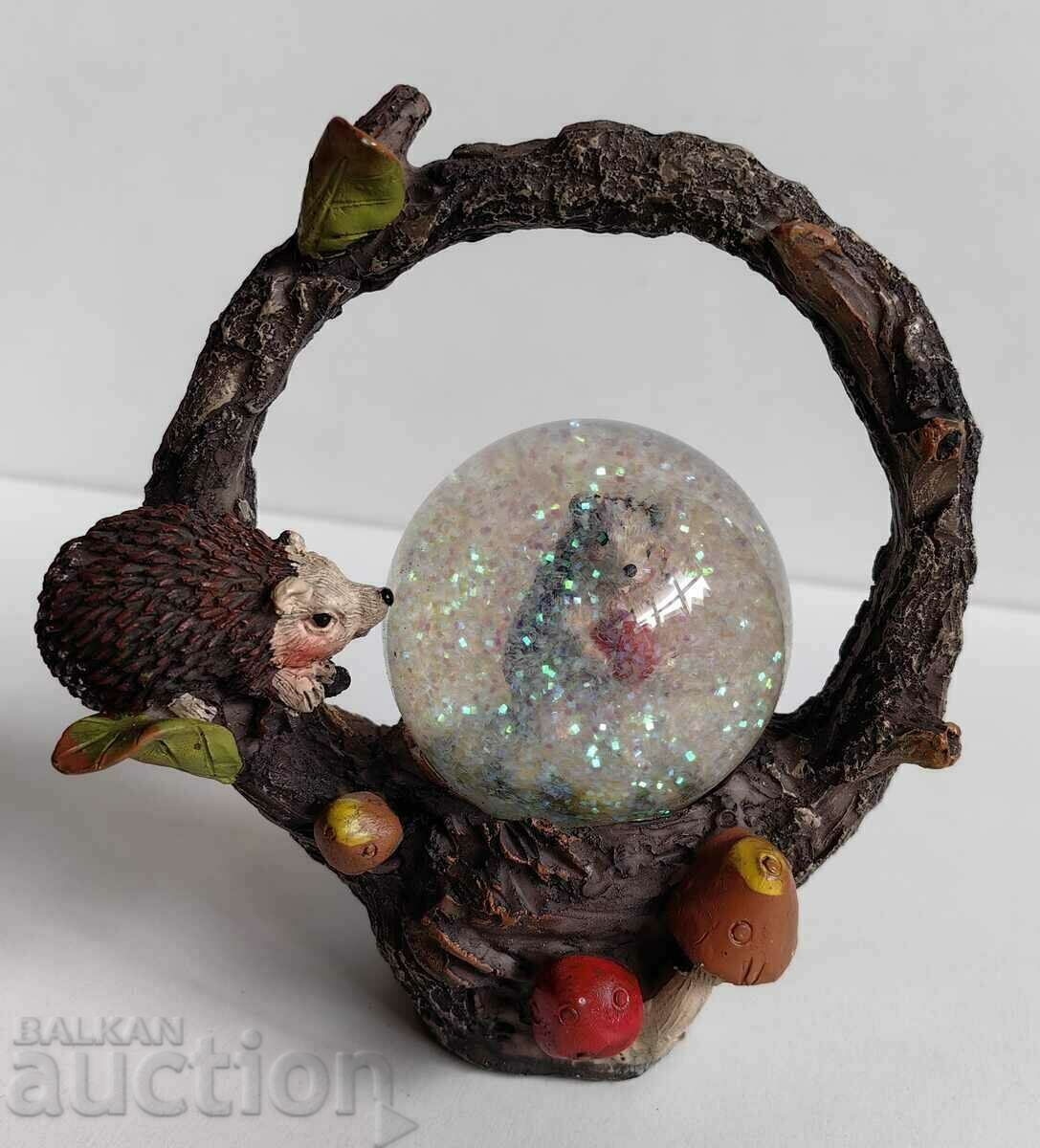 . BEAUTIFUL SOUVENIR BALL WITH FALLING "SNOW" HEDGEHOG with price 15.00 BGN | € 7.67 . BEAUTIFUL SOUVENIR BALL WITH FALLING "SNOW" HEDGEHOG with price 15.00 BGN | € 7.67
