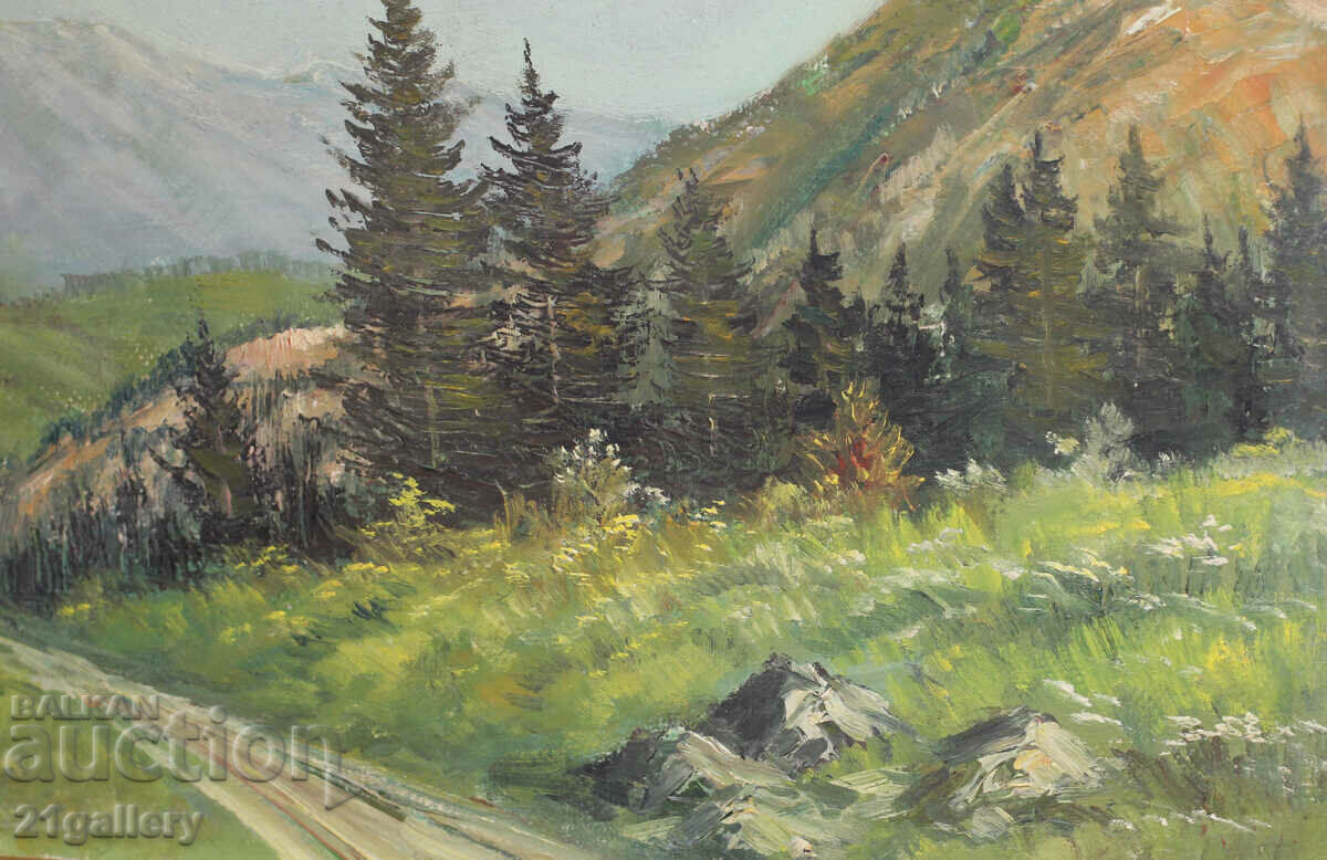 Nikolay Iliev, oil landscape - 6 Nikolay Iliev, oil landscape - 6