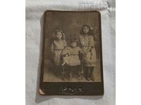 PHOTO G. KATSAROV OLD ZAGORA SISTERS PHOTO CARDBOARD