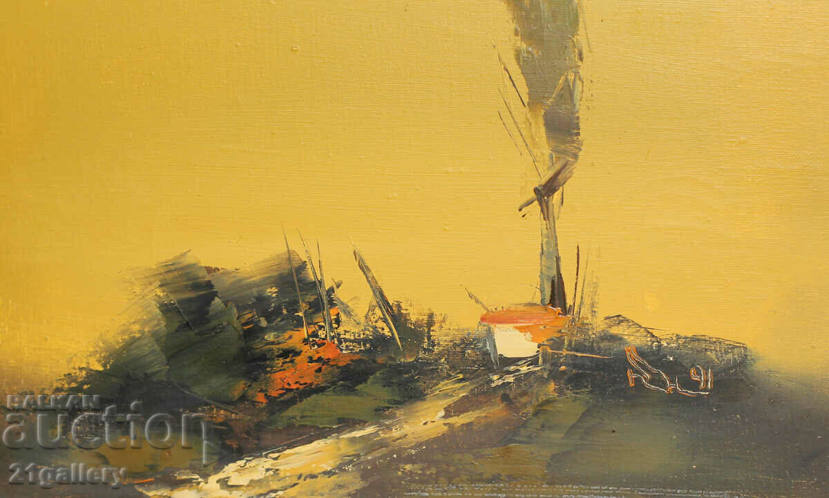 Auction Krasimir Nedyalkov Landscape oil paints 1991 Auction Krasimir Nedyalkov Landscape oil paints 1991