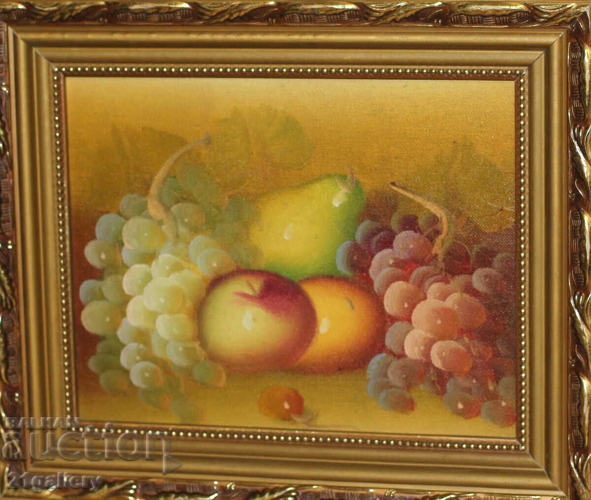 Νεκρή φύση με λαδομπογιές φρούτων Νεκρή φύση με λαδομπογιές φρούτων