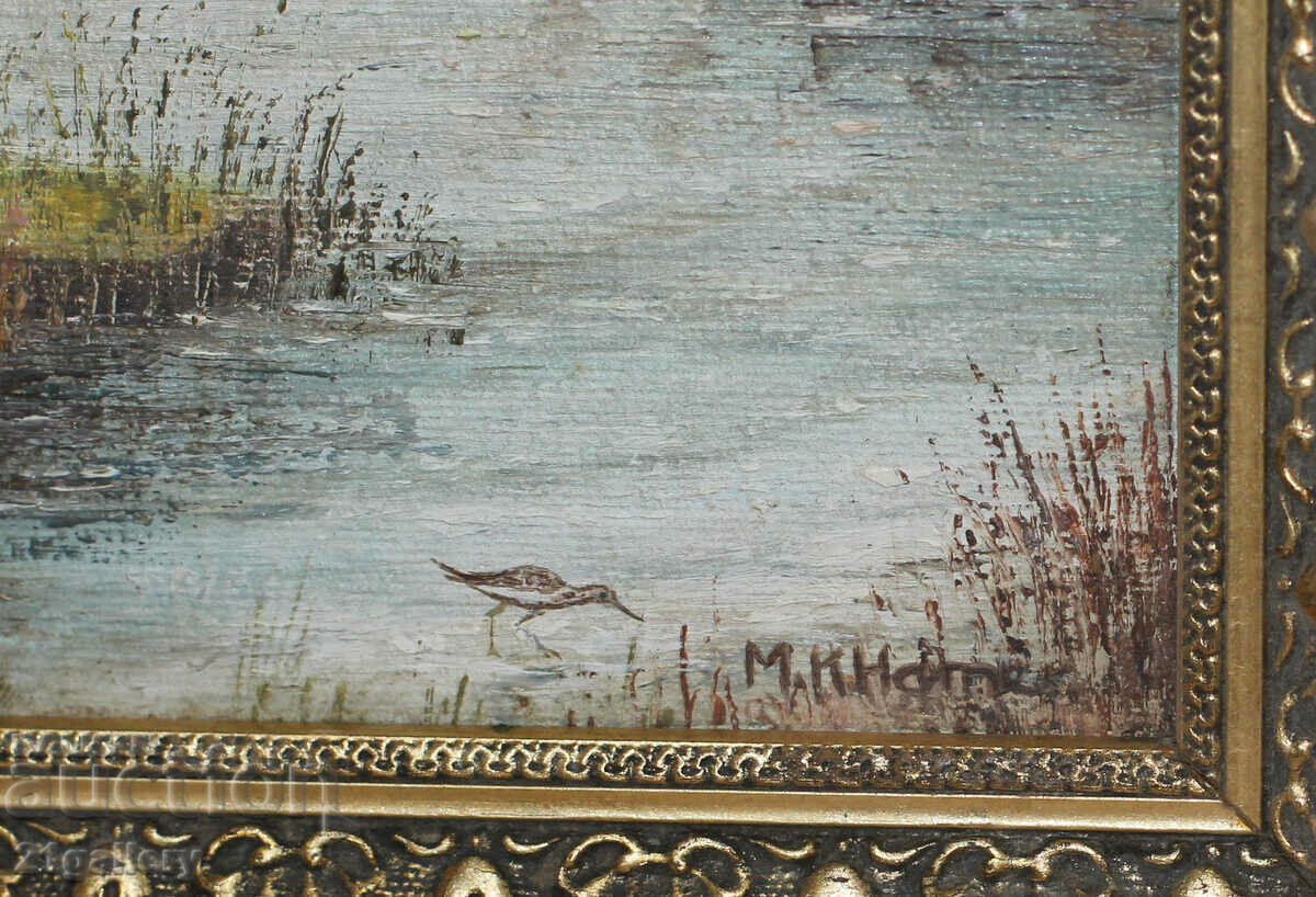 River landscape oil paints - 7