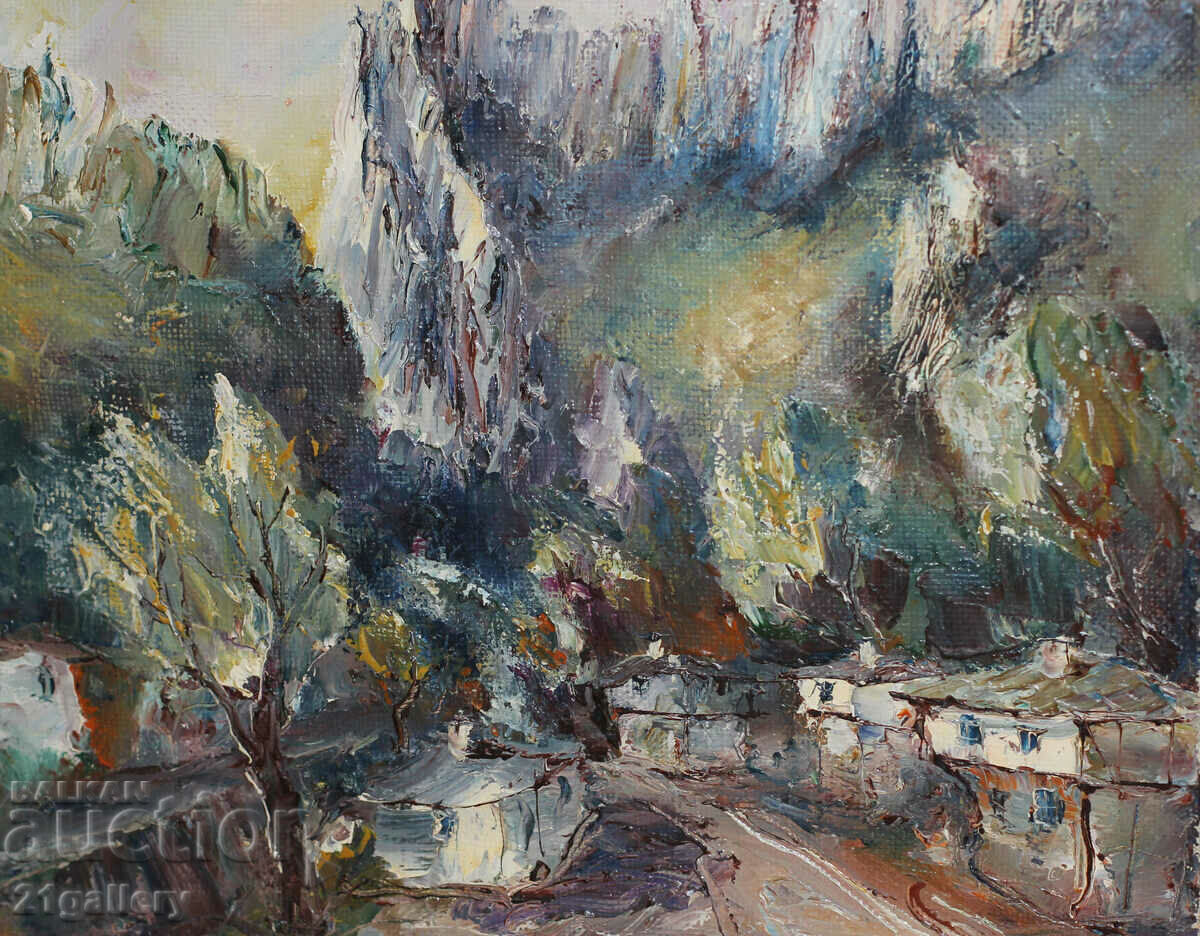 Tsvetan Doshkov landscape oil paints 1996. - 5