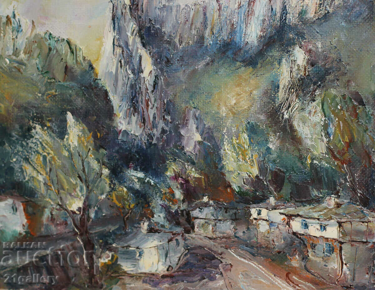 Tsvetan Doshkov landscape oil paints 1996. - 6