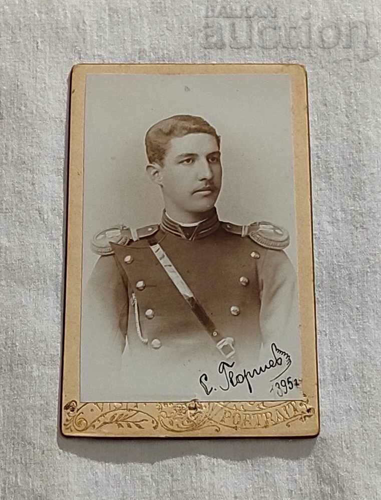 S. GEORGIEV BULGARIAN OFFICER 1895 PHOTO