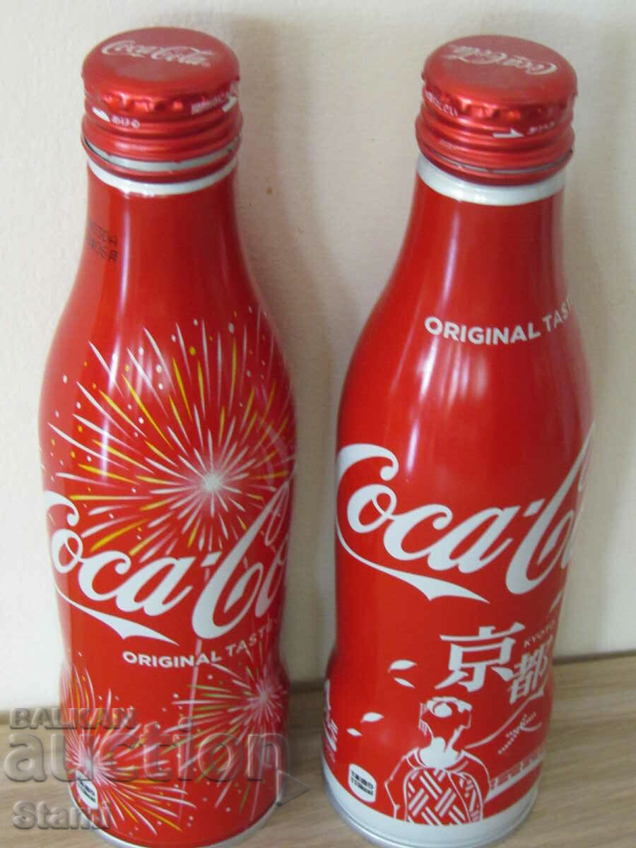 Γνήσιο μεταλλικό μπουκάλι Coca Cola από την Ιαπωνία, άδειο ΣΠΑΝΙΟ - 5