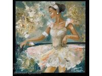 Denitsa Garelova ελαιογραφία 30/30 "The Ballerina"