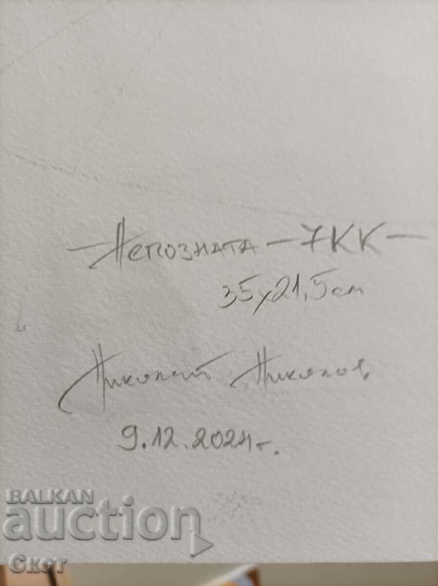 Desen cu cerneală și creioane colorate cu preț 24.00 BGN | € 12.27 Desen cu cerneală și creioane colorate cu preț 24.00 BGN | € 12.27