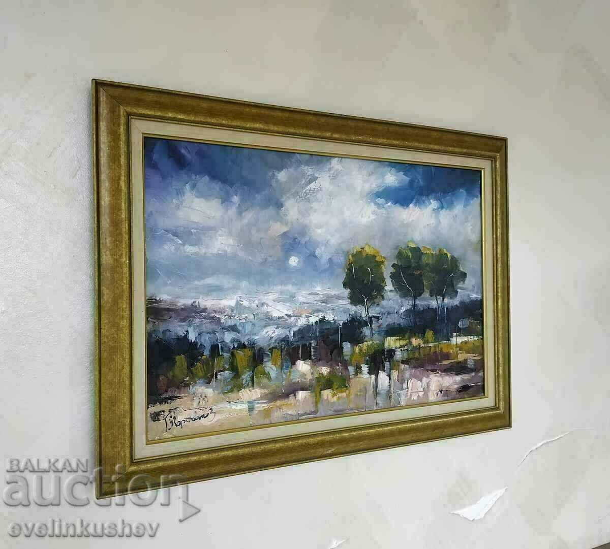 Δημοπρασία Ελαιογραφία "Moonlight" Georgi Yordanov