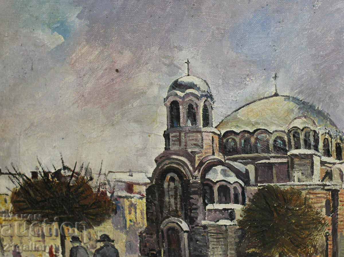 Auction Petar Nenov (1951-) landscape church "St. Sedmochiselnitsi" Auction Petar Nenov (1951-) landscape church "St. Sedmochiselnitsi"