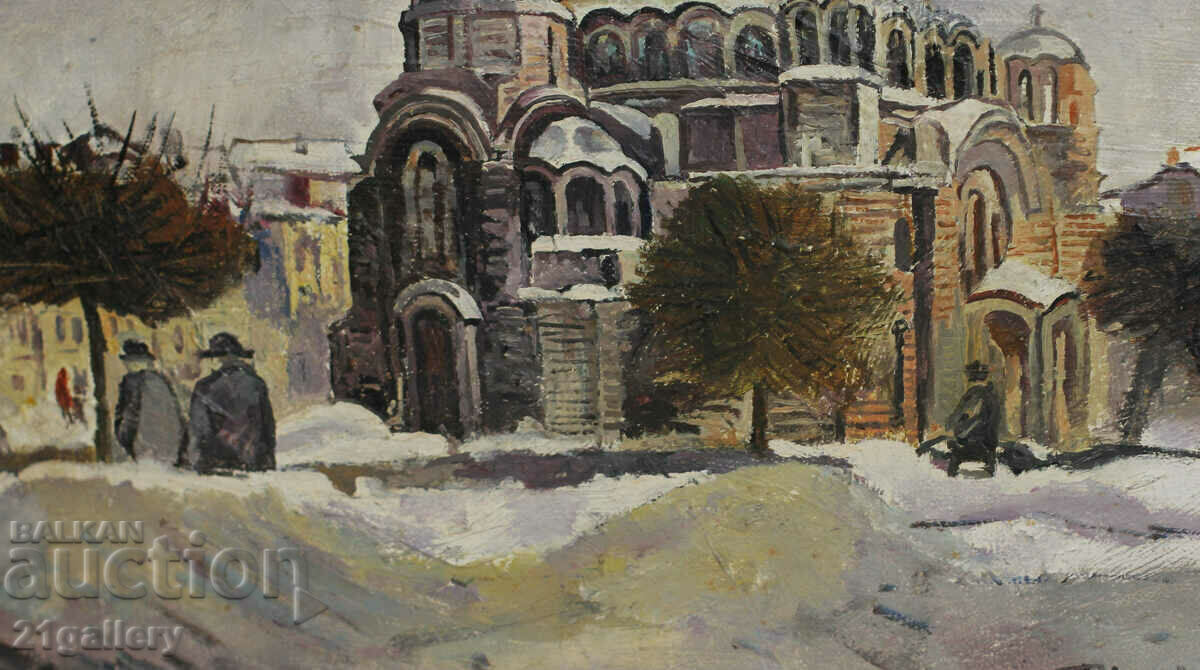 Delivery of Petar Nenov (1951-) landscape church "St. Sedmochiselnitsi" Delivery of Petar Nenov (1951-) landscape church "St. Sedmochiselnitsi"