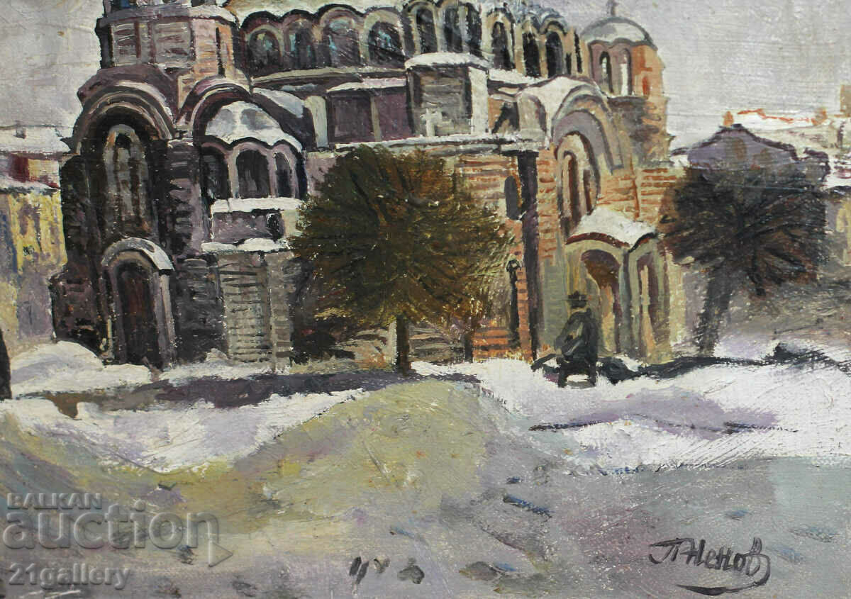 Petar Nenov (1951-) landscape church "St. Sedmochiselnitsi" - 6 Petar Nenov (1951-) landscape church "St. Sedmochiselnitsi" - 6