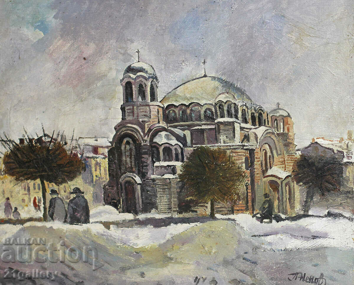 Petar Nenov (1951-) biserica de peisaj „Sf. Sedmochiselnitsi”