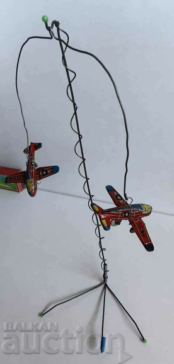 . VERY OLD TOY SHEET METAL PLANES ON PLANE STAND with price 29.00 BGN | € 14.83 . VERY OLD TOY SHEET METAL PLANES ON PLANE STAND with price 29.00 BGN | € 14.83