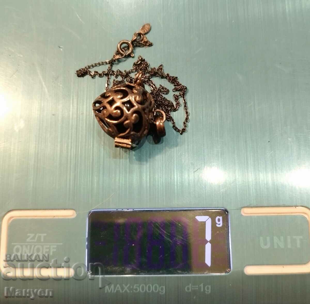 Old chain, chain, pendant necklace. - 5