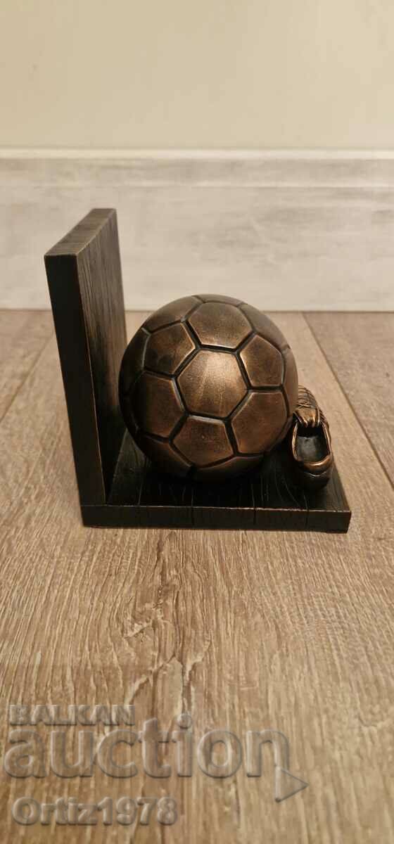 Massive book stopper, 742g - The Golden Ball. - 5 Massive book stopper, 742g - The Golden Ball. - 5