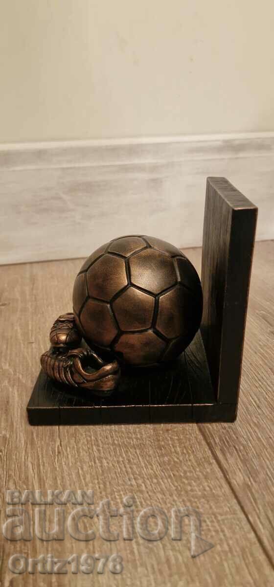 Massive book stopper, 742g - The Golden Ball. - 6 Massive book stopper, 742g - The Golden Ball. - 6