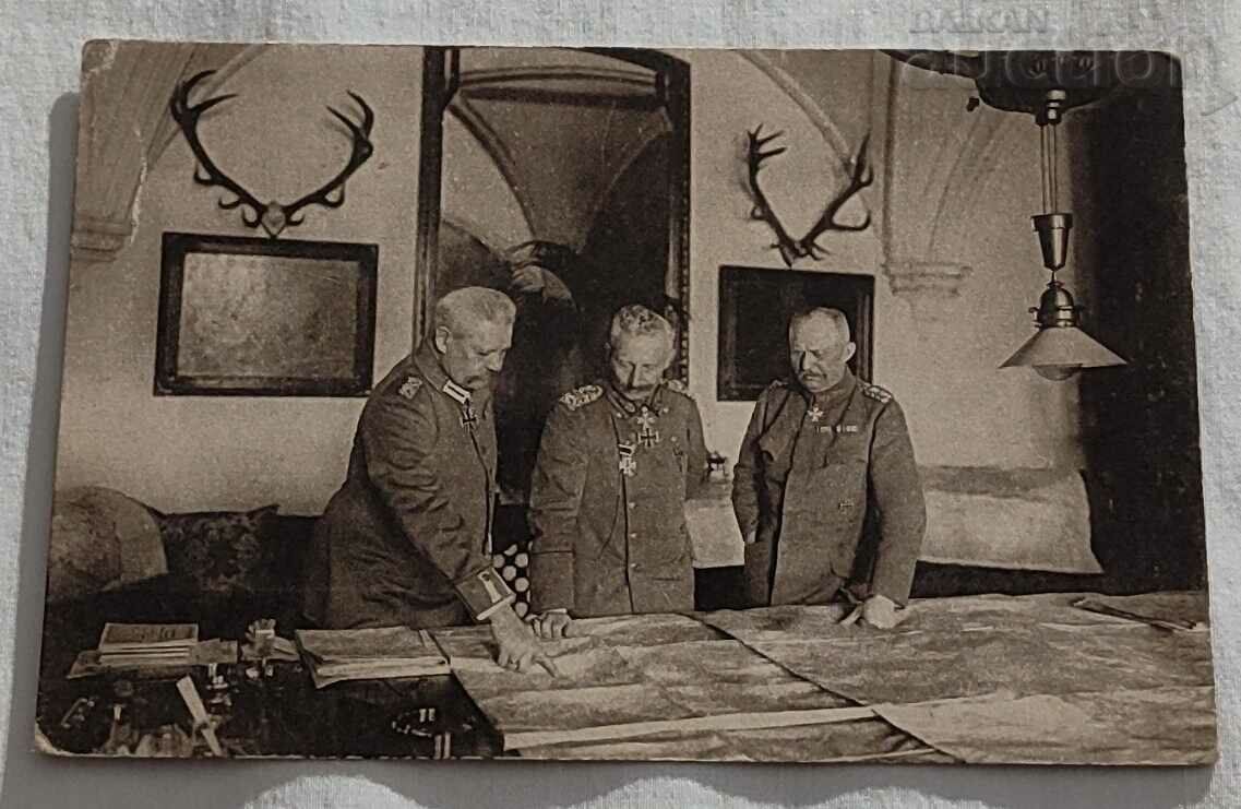 VON HINDENBURG KAISER WILHELM II GENERAL LUDENDORFF CENZURA P.K.