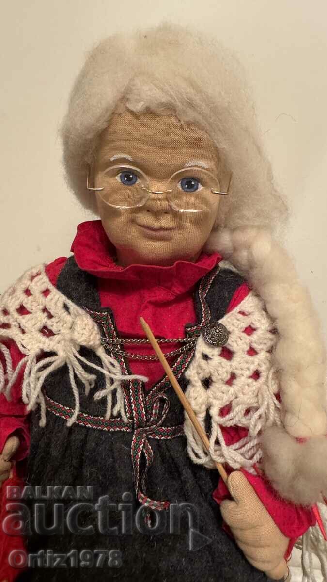 Vintage Handmade Doll - Norway, 1970's! with price 168.00 BGN | € 85.90