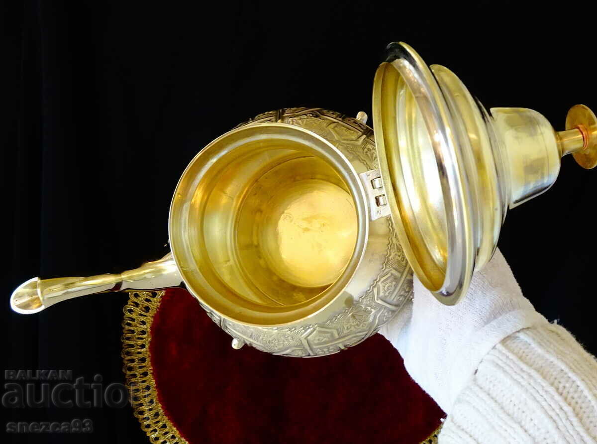 Bronze teapot Morocco, marked. - 5 Bronze teapot Morocco, marked. - 5