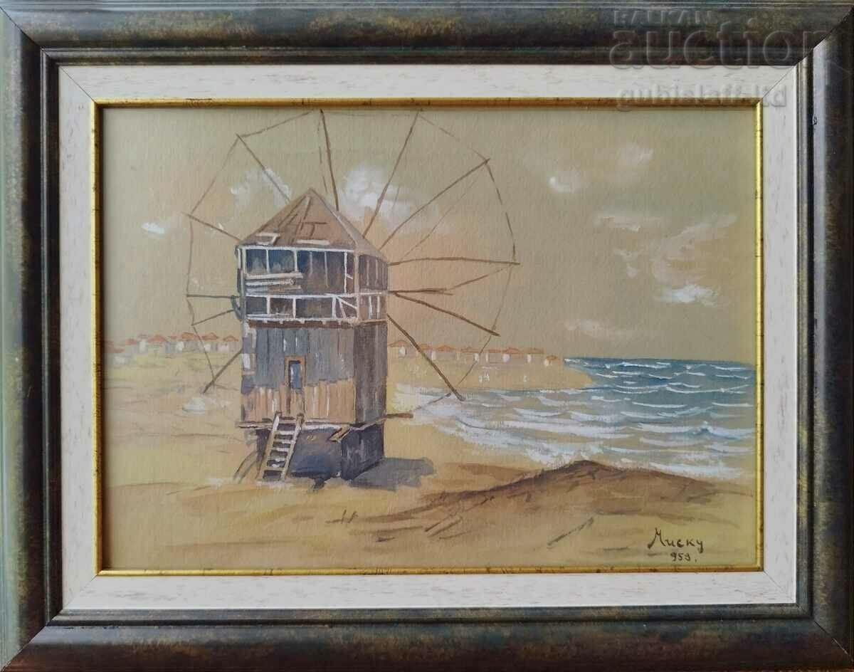 Tabloul „Sozopol”, 1959, art. „Mucky” (Mucky Mladenov)