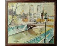 Picture "Paris with Notre Dame", art. S. Min.., 1997