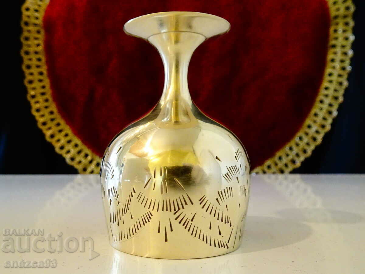 English bronze shot glass - 6 English bronze shot glass - 6