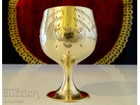 English bronze shot glass