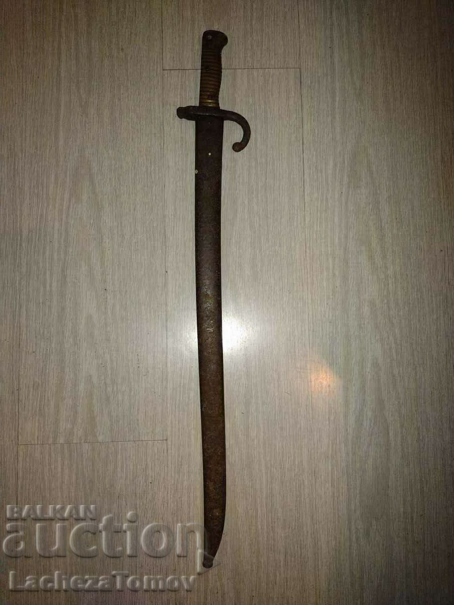 Bayonet Shaspo France saber blade rapier perfect condition