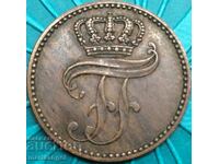 5 Pfennig 1854 Mecklenburg-Schwerin Germany